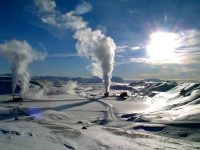 Geothermal energy means heat that is extracted from the Earth's interior and converted into energy. "Geo" means earth and "thermal" means heat. (wikicommon)